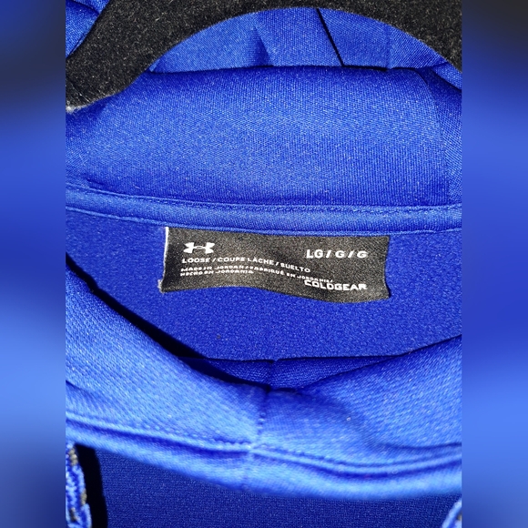 Men's Blue Underarmor Hoodie Size Large - Picture 3 of 3